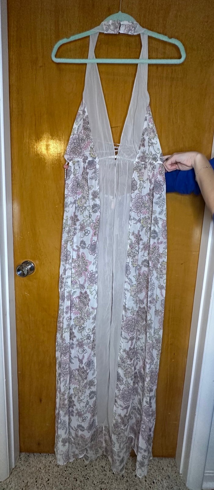 Maxi Halter Beach Cover-up
