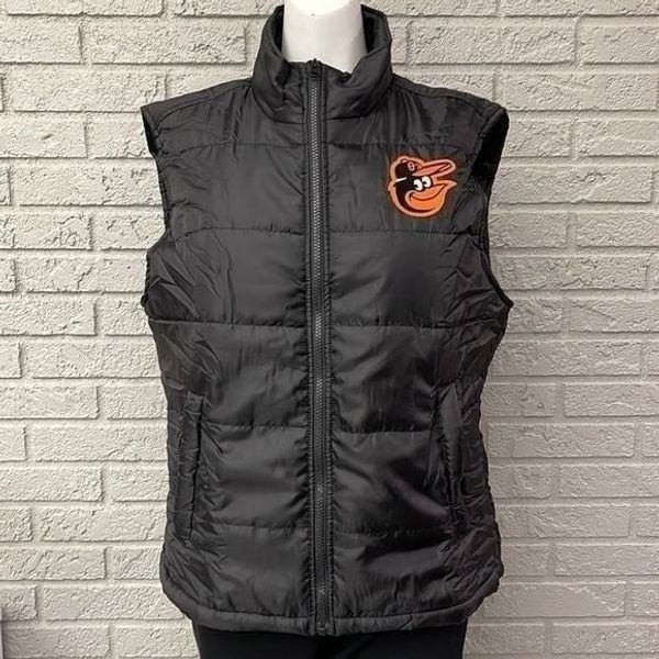 Baltimore Orioles Puffer Vest Size M