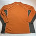University Of Texas Longhorns 1/4 Zip Pullover Jacket 3XLT Orange & Gray Polyest