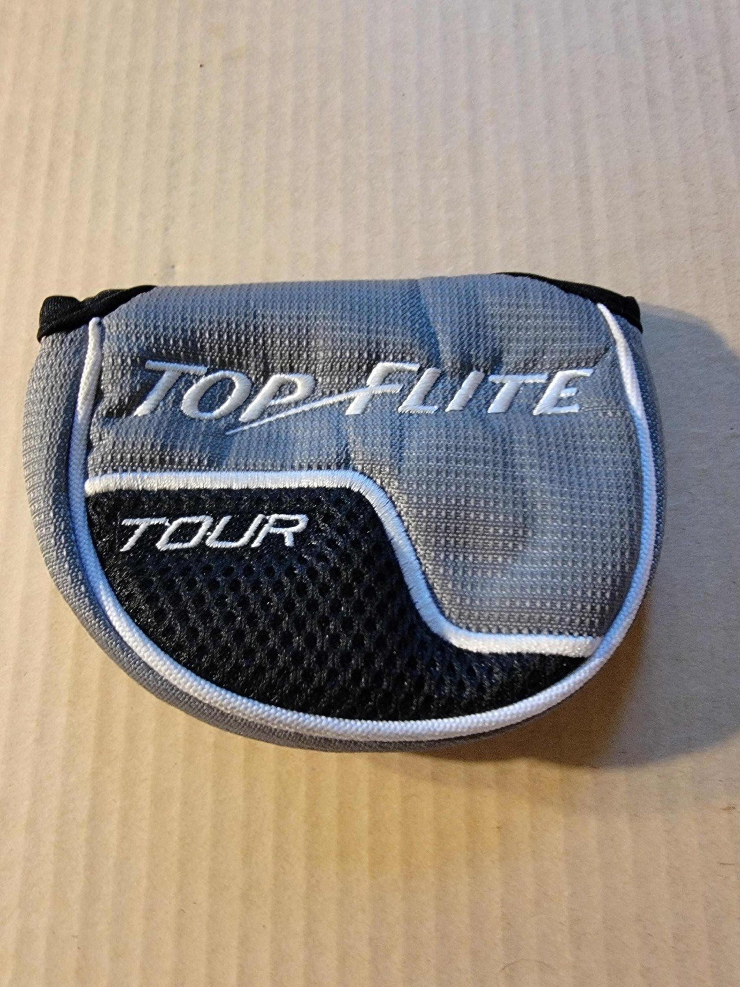Top Flite Tour Putter Head Cover Black Grey NEW