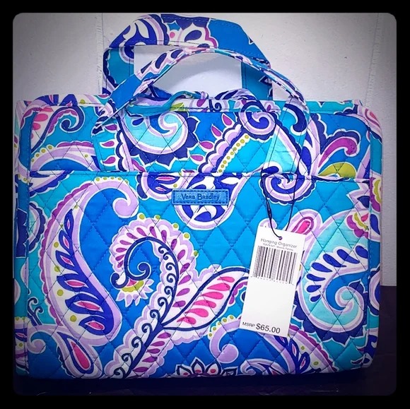 Vera Bradley Hanging Organizer Waikiki Paisley