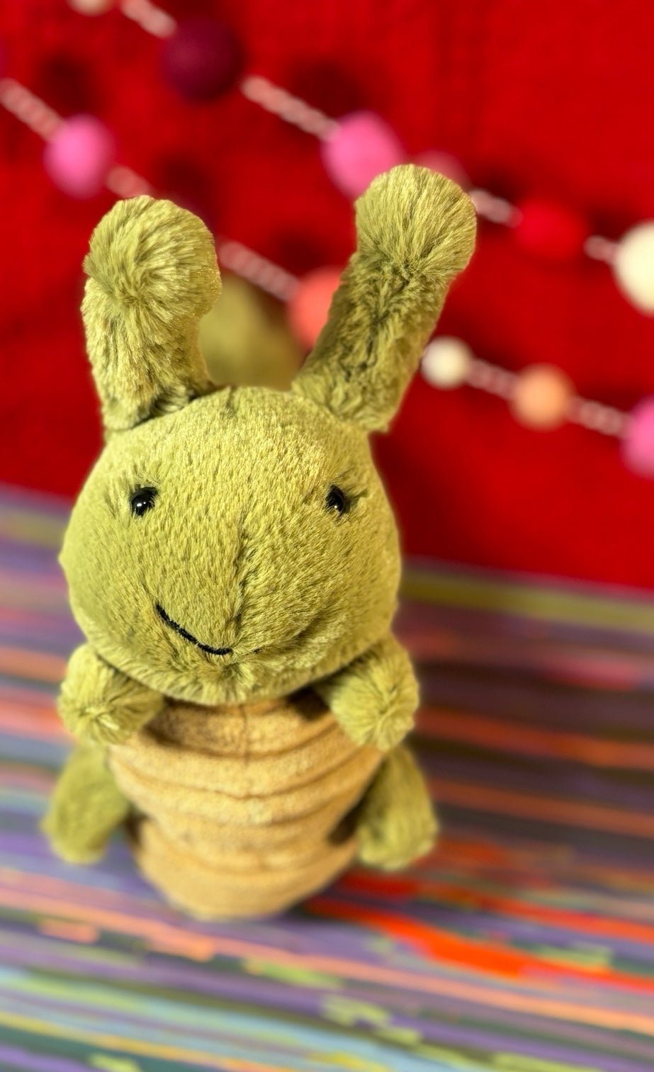 NWT Jellycat CHRISTOPHER CATERPILLAR! Retired! Carys’s Cousin! FAST SHIPPING!