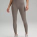 Lululemon - Nulux 5-Pocket High-Rise Run Tight 25” - Carbon Dust