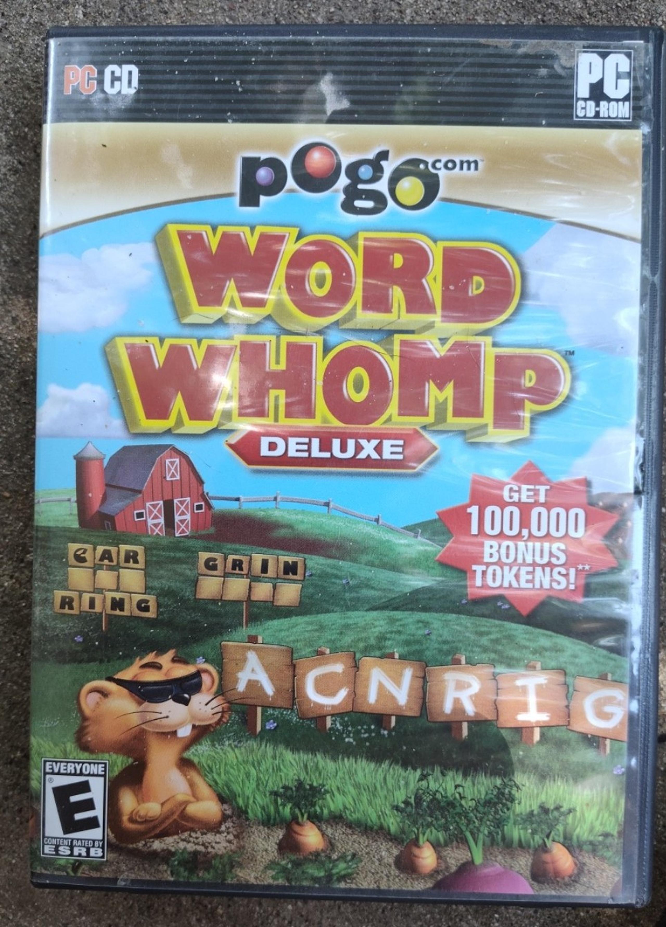 Word Whomp Deluxe (PC, CD-Rom, 2007), sealed