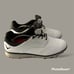 Callaway La Jolla White Waterproof Leather Golf Shoes Cleats Men's 11.5 CG202WK