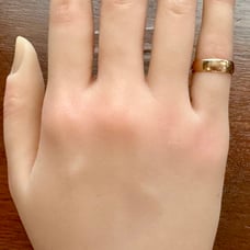 Vintage Antique 14k Yellow Gold Wide Band Ring Sz 3.75 - 4 Child Baby Ring
