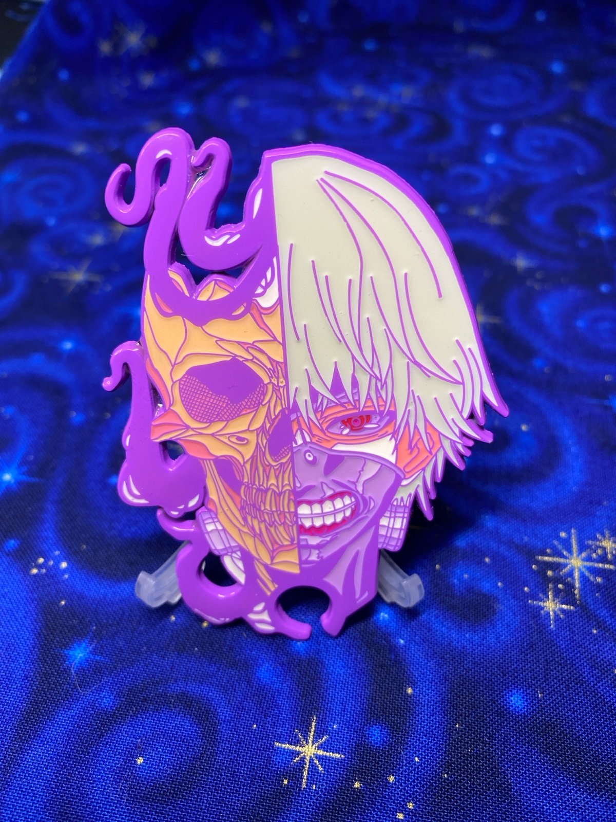PinswithIvy Kaneki Epoxy Pin LE10