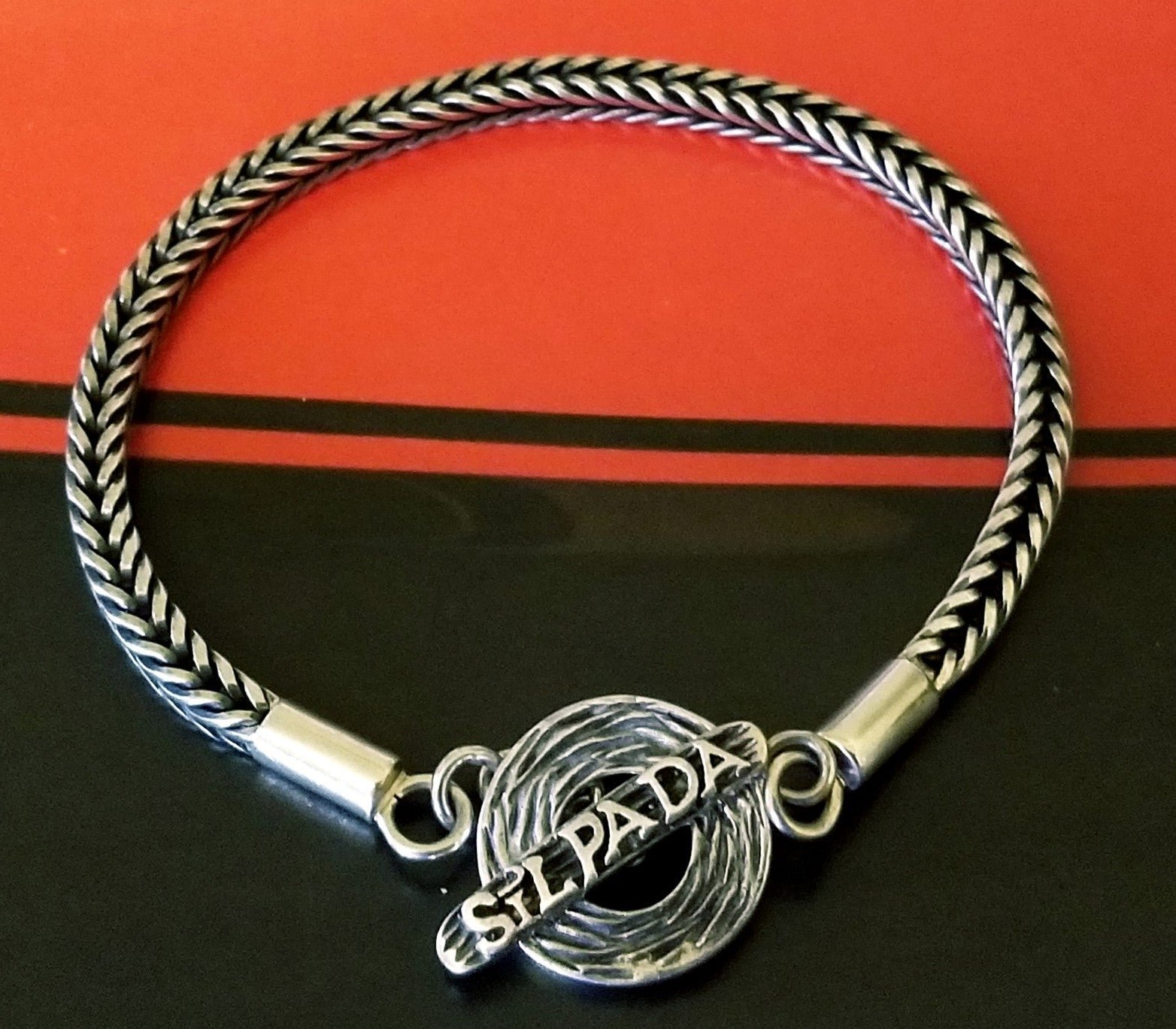 Silpada Sterling Silver Logo Bracelet
