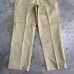 Vintage 60s US Army Military Khaki Chino Trouser Pants 32x29 Vietnam War Era