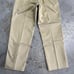 Vintage 60s US Army Military Khaki Chino Trouser Pants 32x29 Vietnam War Era