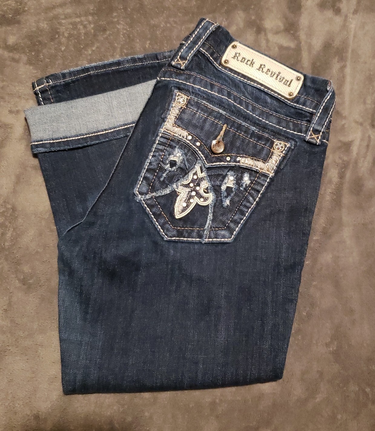 Rock Revival Rubella Easy Capri size 29