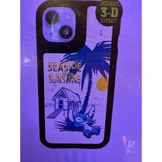 Disney Parks D-Tech iPhone 14 and 15 Case Cover NEW Stitch Seaside Sunshine