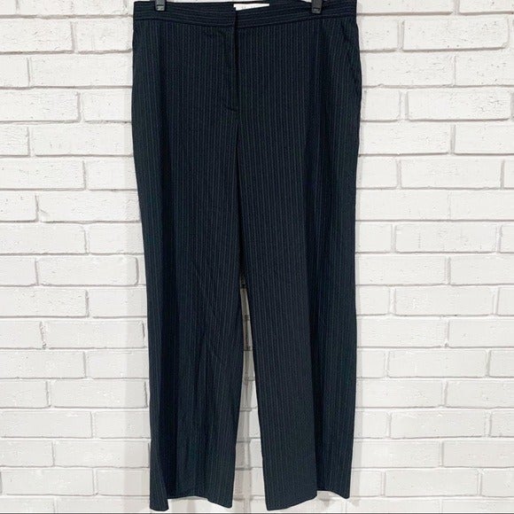 Max Mara Women’s Wool Blend Pinstripe Pants - Size 12
