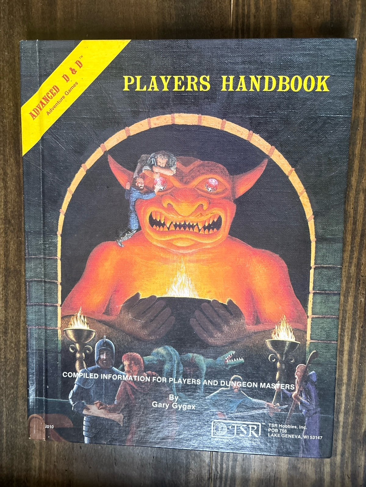 Advanced Dungeons and Dragons Players Handbook 6th Printing 1980