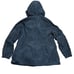 Cavalini Hooded Lightweight Rain Jacket Navy Blue Women's Large