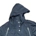 Cavalini Hooded Lightweight Rain Jacket Navy Blue Women's Large