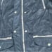 Cavalini Hooded Lightweight Rain Jacket Navy Blue Women's Large