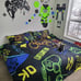 Gamer Duvet Cover for Boys Gaming Bed Comforter Cover Full Size