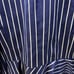 New Lauren Ralph Lauren 90s Nautical Navy Striped Tailored Blazer Preppy Size 8