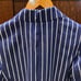 New Lauren Ralph Lauren 90s Nautical Navy Striped Tailored Blazer Preppy Size 8