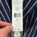 New Lauren Ralph Lauren 90s Nautical Navy Striped Tailored Blazer Preppy Size 8