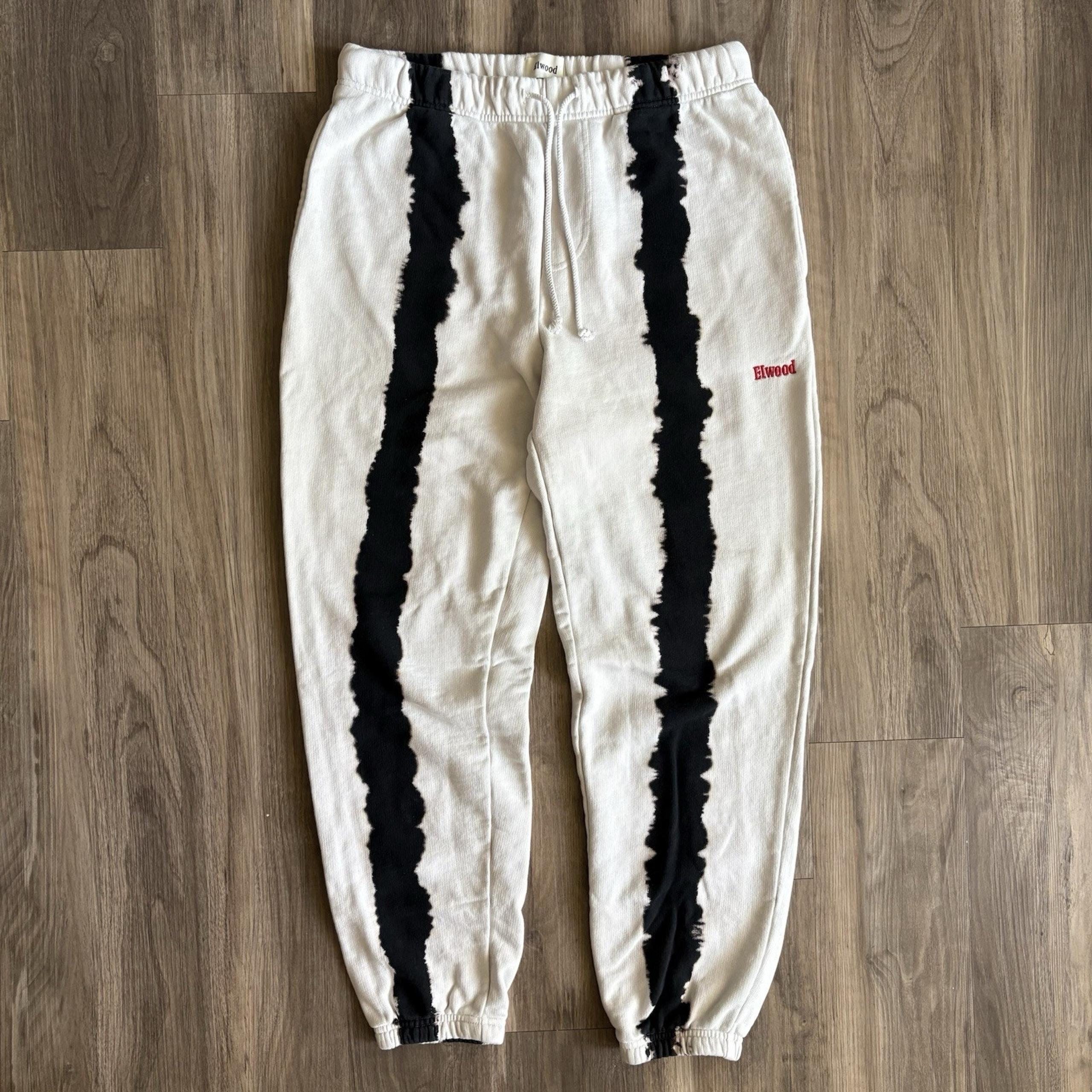Elwood Sweatpants Size M Bleach Tie Dyed 32-34" Waist 28" Inseam