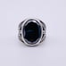 Men’s Vintage Wheeler Dakota Sterling Silver Black Hematite Thunderbird Ring
