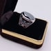 Men’s Vintage Wheeler Dakota Sterling Silver Black Hematite Thunderbird Ring