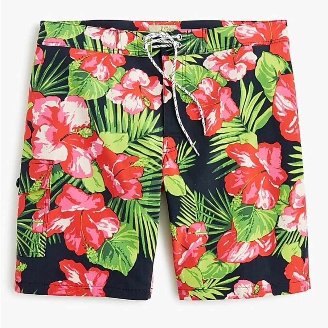 J.Crew Men’s Swimwear Board Shorts Size 35 NWOT