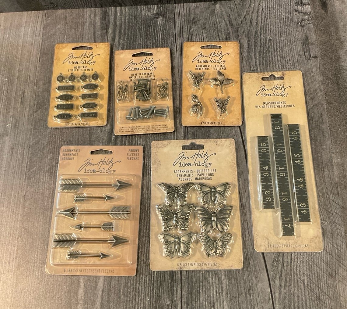 Tim Holtz idea-ology Metal Embellishment Bundle