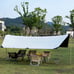iClimb Waterproof Sun Shield Tarp for Tent Hammock Camping Backyard (14’4”x9’6”)