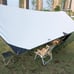 iClimb Waterproof Sun Shield Tarp for Tent Hammock Camping Backyard (14’4”x9’6”)