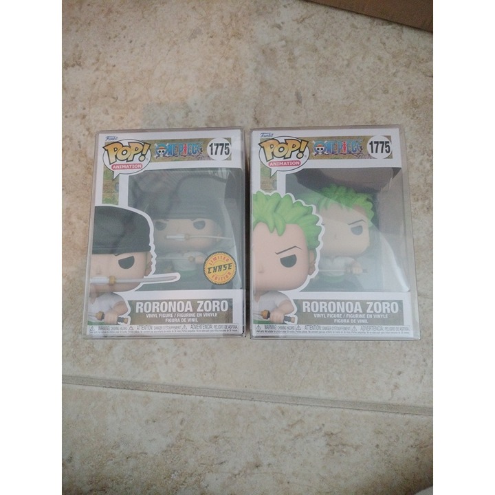 CHASE + Common Funko Pops! : One Piece Roronoa Zoro 1775 w/Protectors