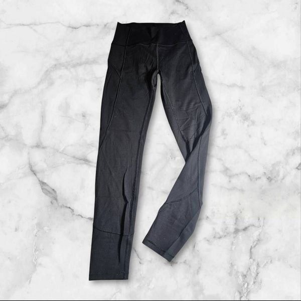 Lululemon Size 4 Black In Movement Leggings 25