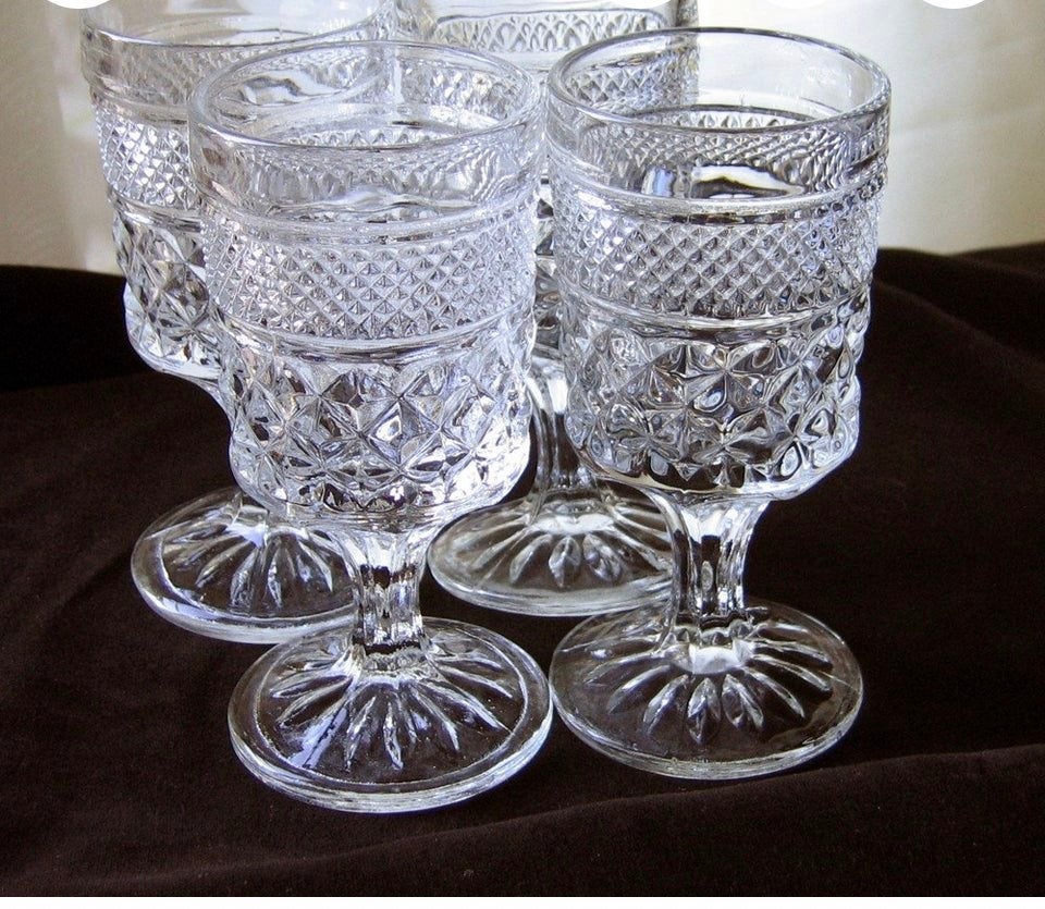 Vintage Wexford Crystal wine glasses
