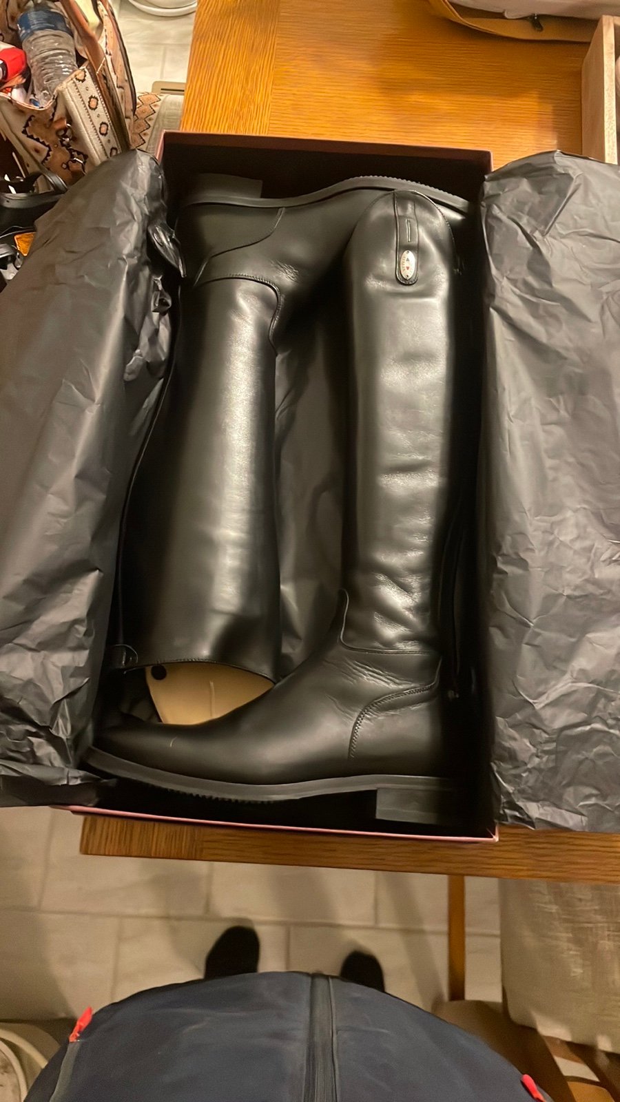 Secchiari Tall Boots Size 41 Tall Small *NEW!