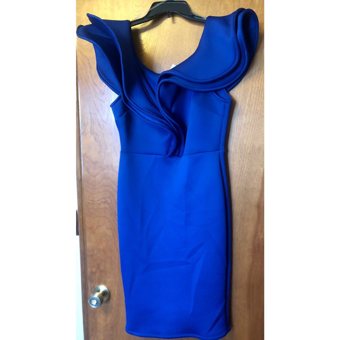 Royal Blue Scuba Dress