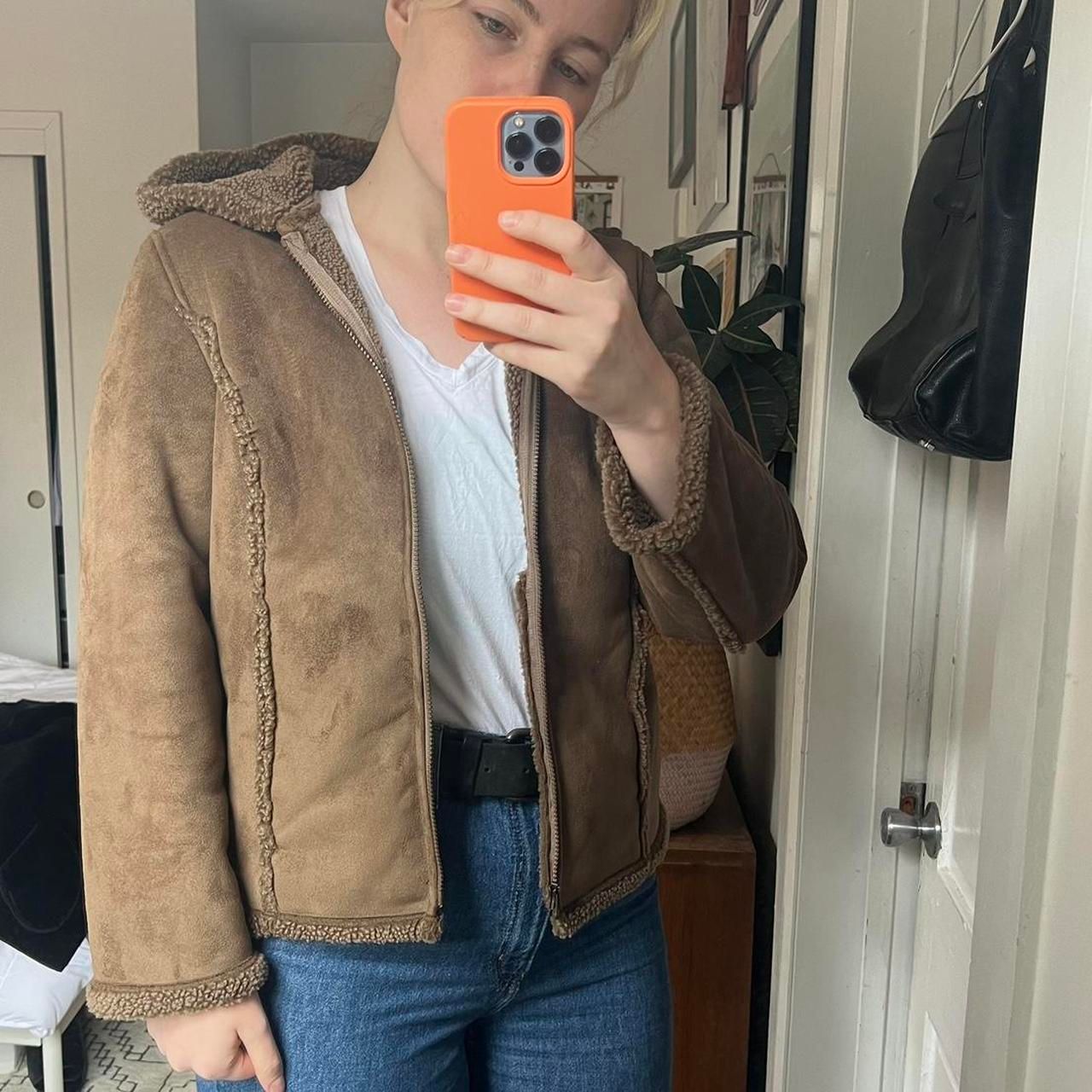 Llbean Women's Brown and Tan Coat