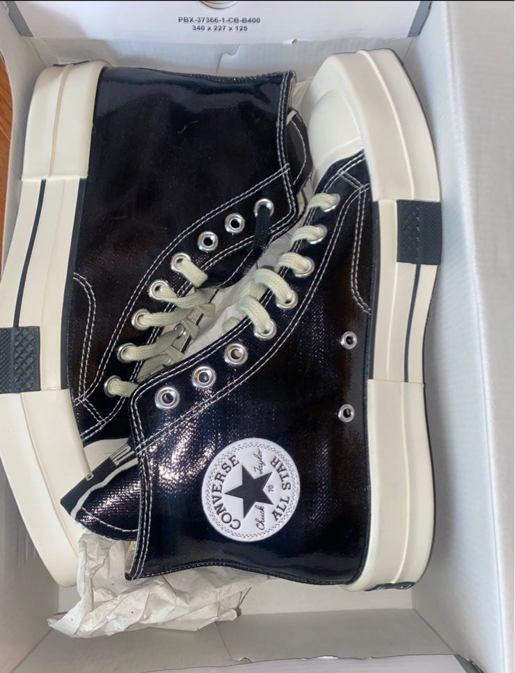 Converse x Rick Owens TurboDrk Hi Size M 8/W 10 NWB