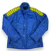 Vintage Head Sportswear Blue & Yellow Ski Jacket Winter Sports Coat Neon Accents