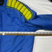Vintage Head Sportswear Blue & Yellow Ski Jacket Winter Sports Coat Neon Accents