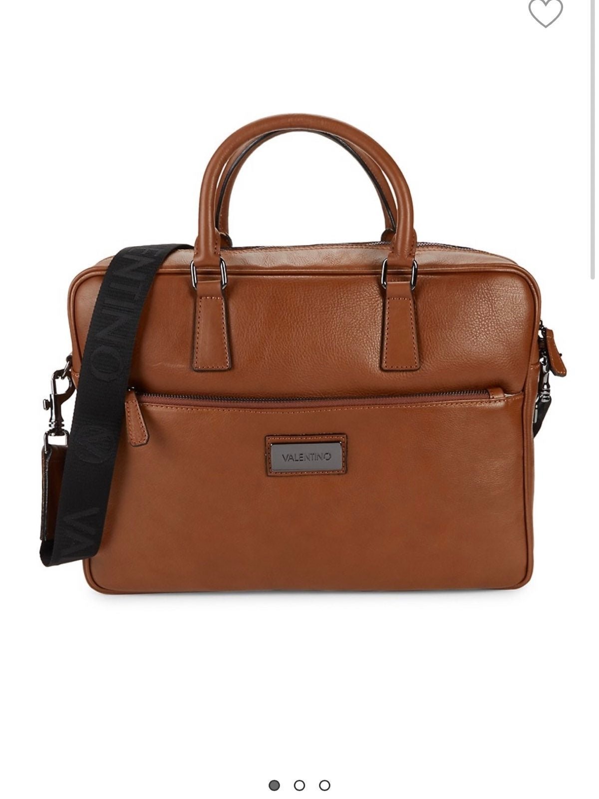 Valentino by Mario Valentino Adam Leather Briefcase