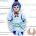 LifeLike Reborn Baby Doll Adam 22 Inch Realistic Newborn Soft Vinyl
