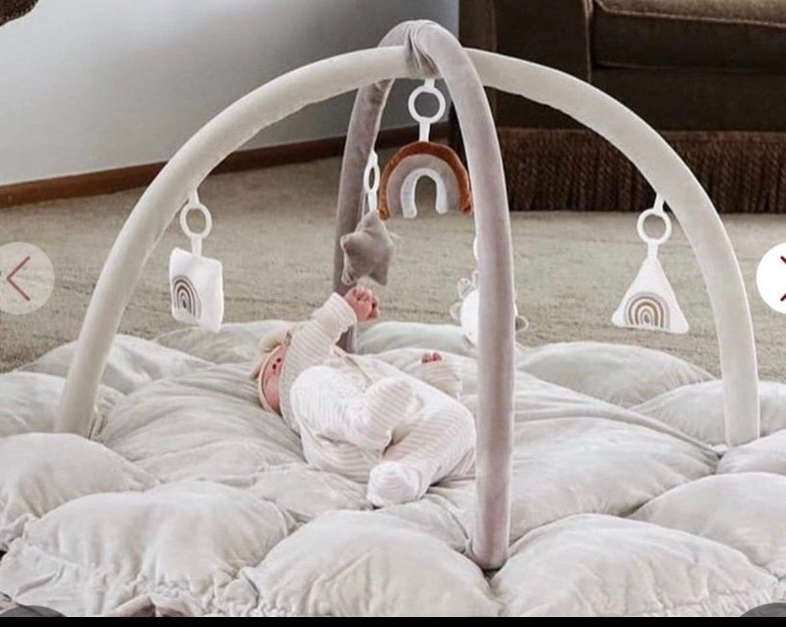 5-In-1 Thick & Plush Play Gym, Convertible Stage-Based Developmental Activity Gy