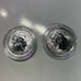 Lot of (2) - 2022 UK Silver Britannia .999 1 oz Fine Silver Coins