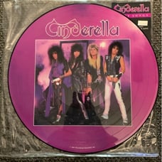 Rare Cinderella Night Songs Vinyl Record LP Picture Disc PolyGram 1987