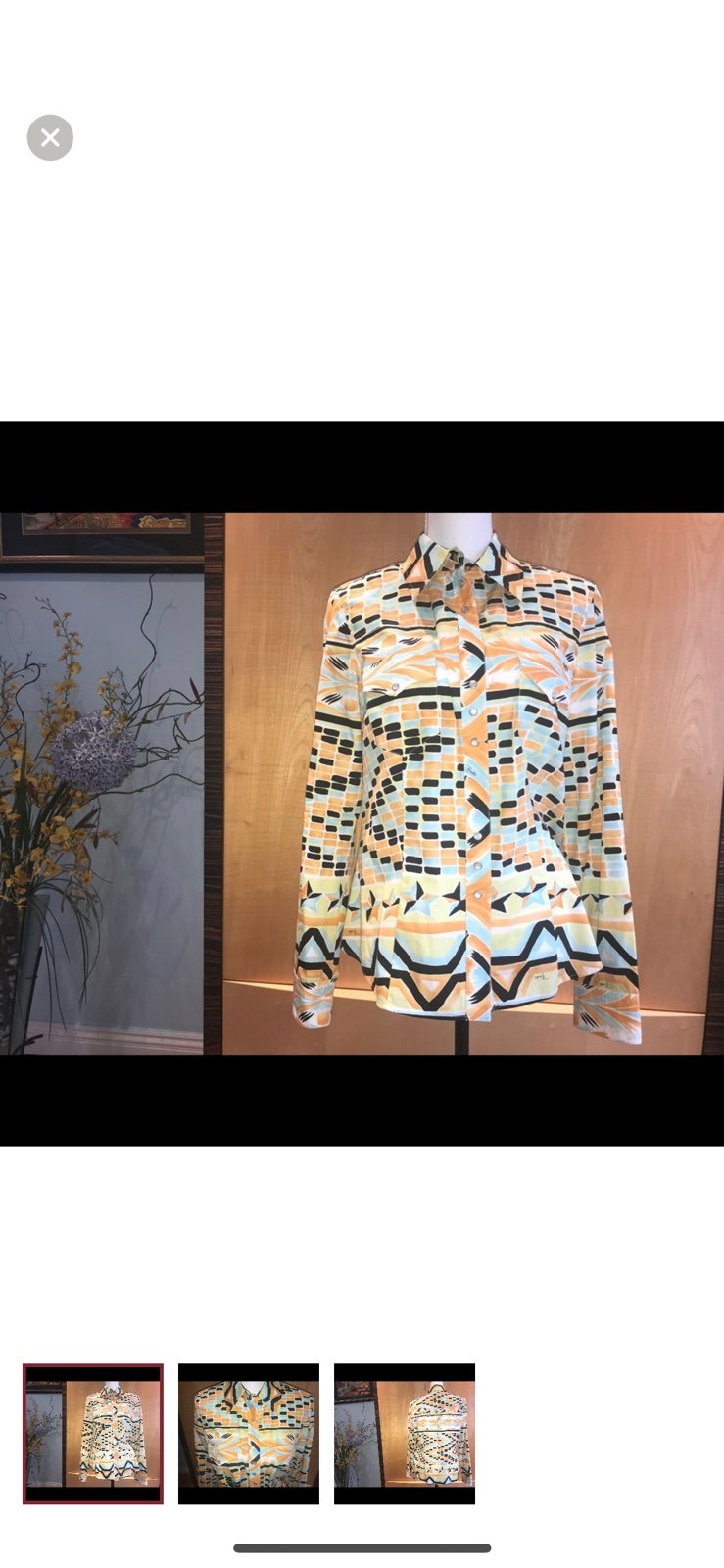 Emilio Pucci button down shirt
