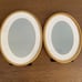 Set of 2 l Twisted Metal Oval Picture Frames - Threshold Studio McGee