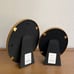 Set of 2 l Twisted Metal Oval Picture Frames - Threshold Studio McGee