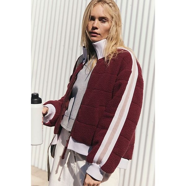 Free People Movement by Free People Fleecy Sherpa Scrunchy Pippa Jacket